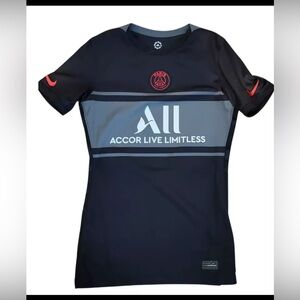 Nike PSG Paris Saint-Germain Women's soccer jersey size x-small slim fit